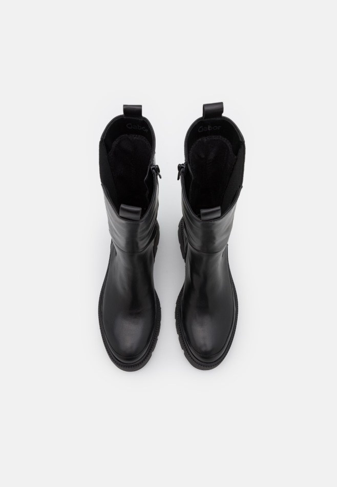 Bottes à Plateforme Gabor Noir | Exclusif